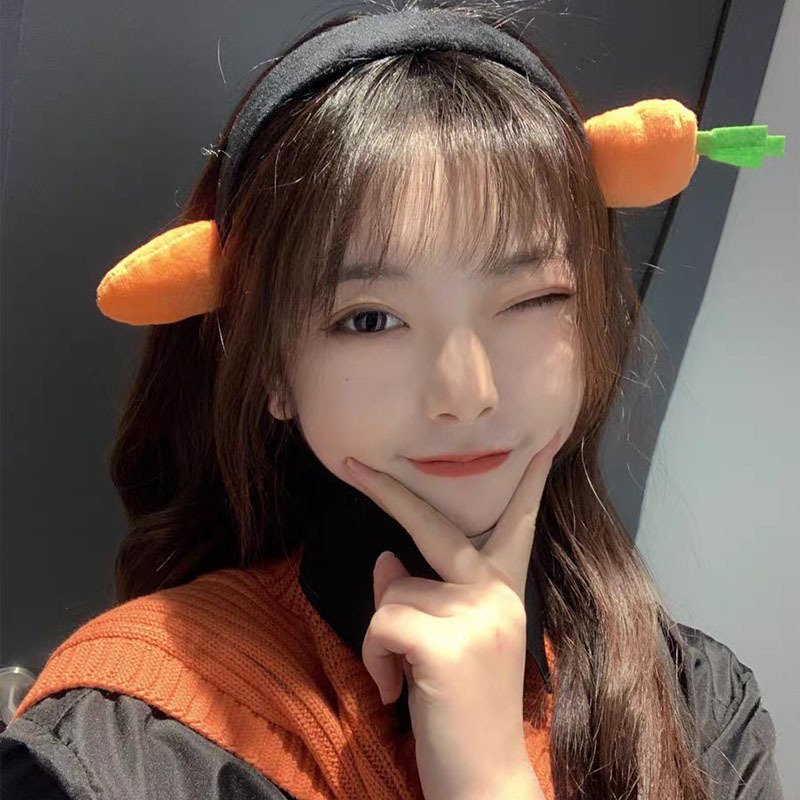 Carrot Wear Head Hair Bands South Korea Simple Face Wash Headband Funny Creative Headband Self-Auction Meng Head Accessories
Carrot Wear Head Hair Bands South Korea Simple Face Wash Headband Funny Creative Headband Self-Auction Meng Head Accessories