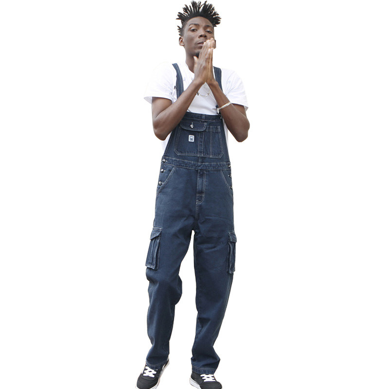 MORUANCLE Men' Baggy Hip Hop Denim Bib Overalls With Multi Pockets Loose Fit Jeans Jumpsuits Suspender Pants Plus Size 28-46, Blue
MORUANCLE Men' Baggy Hip Hop Denim Bib Overalls With Multi Pockets Loose Fit Jeans Jumpsuits Suspender Pants Plus Size 28-46, Blue