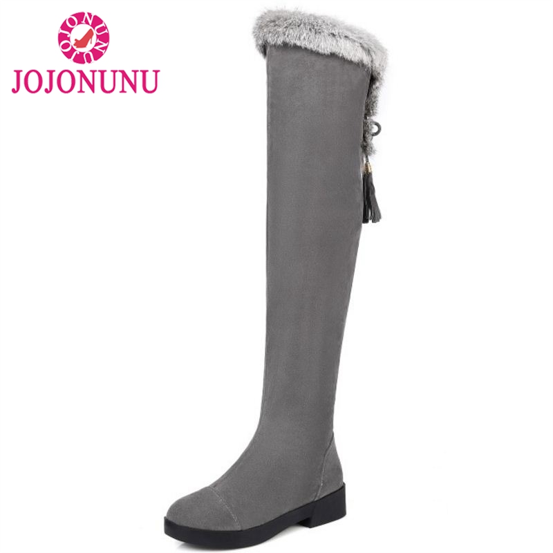 FITWEE Women Round Toe Flat Over Knee Boots Woman Suede Leather Cross Strap Long Botas Warm Fur Winter Shoes Woman Size 34-43, Black
FITWEE Women Round Toe Flat Over Knee Boots Woman Suede Leather Cross Strap Long Botas Warm Fur Winter Shoes Woman Size 34-43, Black