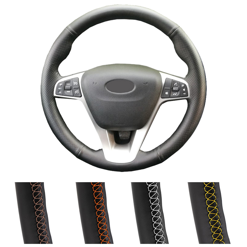Car DIY Steering Wheel Cover Black Artificial Leather For Lada Vesta 2020 2020 Xray 2020-2020
Car DIY Steering Wheel Cover Black Artificial Leather For Lada Vesta 2020 2020 Xray 2020-2020