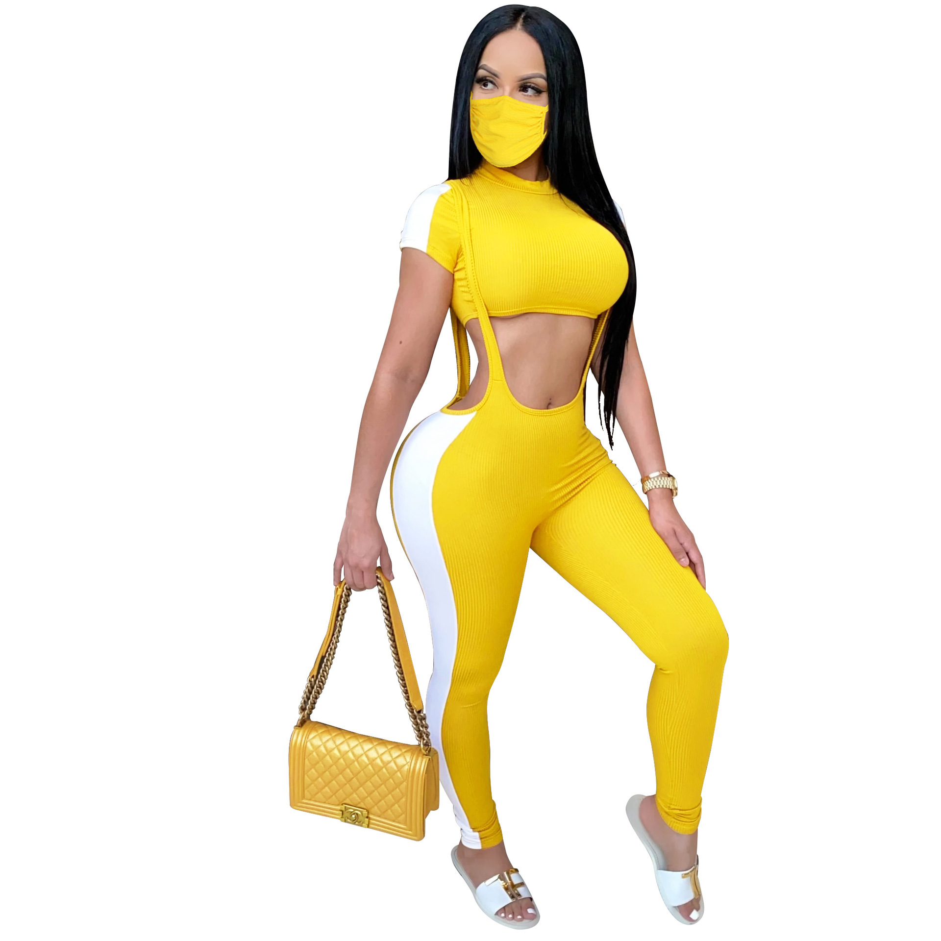 Designer 2023 pant women wear with strap leggings open waist jacket fashion suit mask included Recommend