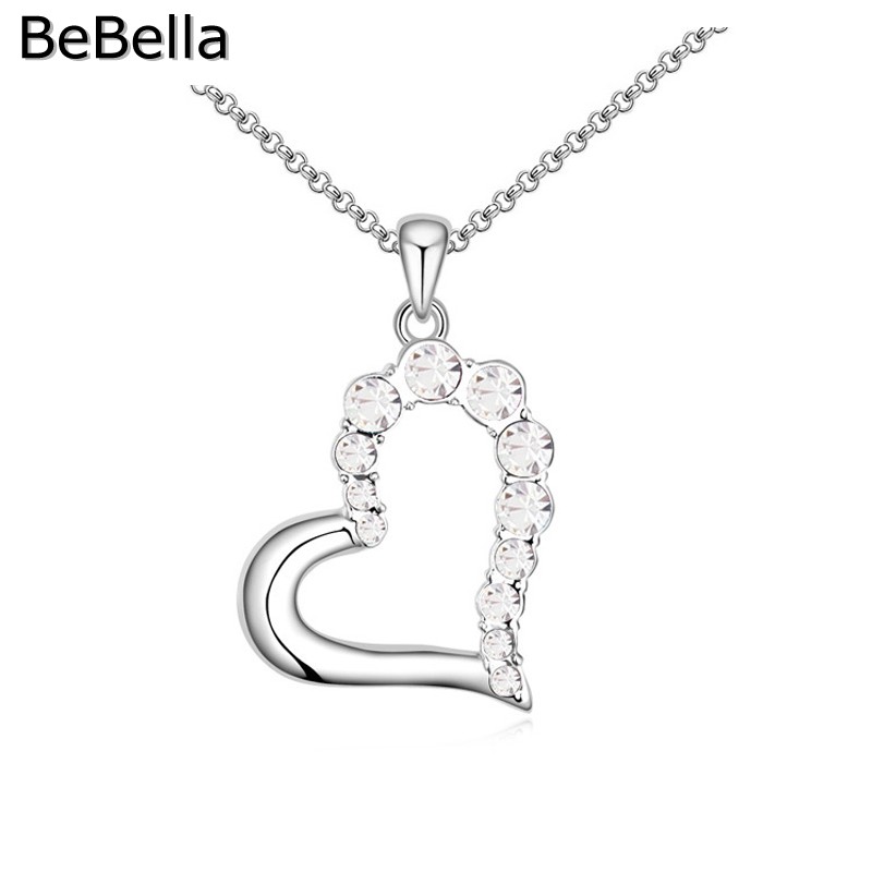 BeBella classic inlaid heart pendant Crystal Necklaces Made with Czech crystal women gift
BeBella classic inlaid heart pendant Crystal Necklaces Made with Czech crystal women gift
