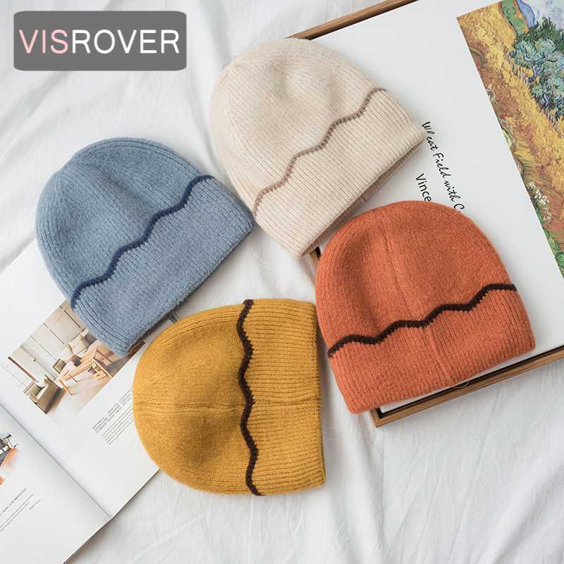 VISROVER 9 colorsways cashmere hat stripe pattern winter hat women knit cap skullies beanies warm cap female gift wholesales
VISROVER 9 colorsways cashmere hat stripe pattern winter hat women knit cap skullies beanies warm cap female gift wholesales