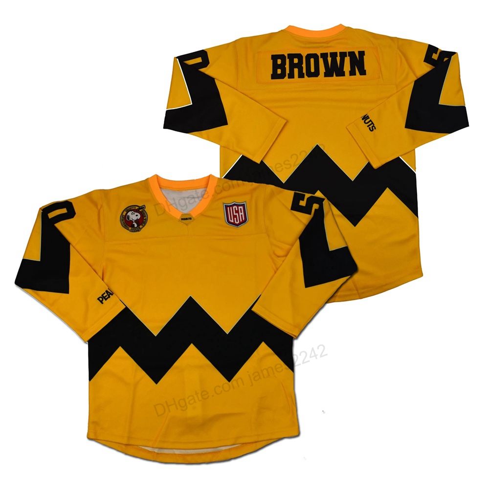 Cheap Custom Wholesale Charlie Brown Peanuts Hockey Jerseys Men All stitched Yellow Size 2XS-2XL 3XL 4XL 5XL 6XL Any Name Number Top Quality, Black;red
Cheap Custom Wholesale Charlie Brown Peanuts Hockey Jerseys Men All stitched Yellow Size 2XS-2XL 3XL 4XL 5XL 6XL Any Name Number Top Quality, Black;red