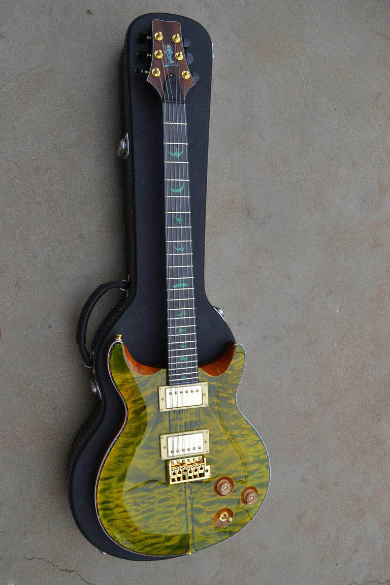 Ultimate Private SANTANA Model Green Burst Reed Smith Electric Guitar Mahogany Body with Elegant Quilted Maple Top Green China Guitar
Ultimate Private SANTANA Model Green Burst Reed Smith Electric Guitar Mahogany Body with Elegant Quilted Maple Top Green China Guitar