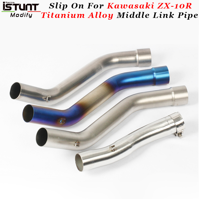 Slip On For ZX-10R ZX10R 2004-2005 2008-2020 Motorcycle Exhaust Escape Modified Titanium Alloy Middle Link Pipe
Slip On For ZX-10R ZX10R 2004-2005 2008-2020 Motorcycle Exhaust Escape Modified Titanium Alloy Middle Link Pipe