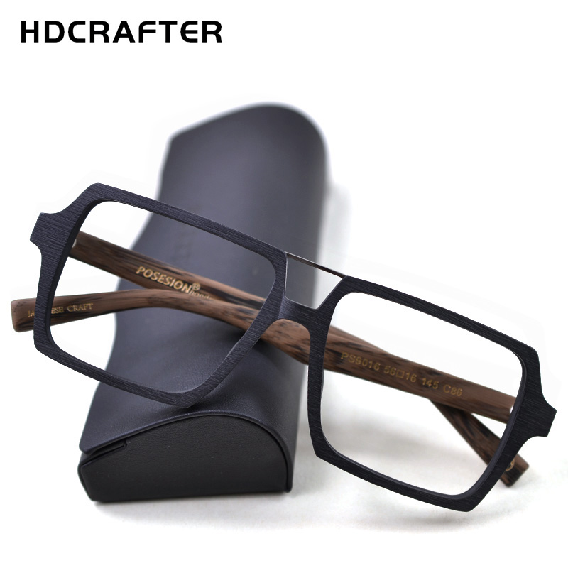 HDCRAFTER Oversized Vintage Square Glasses Frame with Clear Lens Women Men Wood Optical Eyeglasses Prescription Frames Spectacle
HDCRAFTER Oversized Vintage Square Glasses Frame with Clear Lens Women Men Wood Optical Eyeglasses Prescription Frames Spectacle