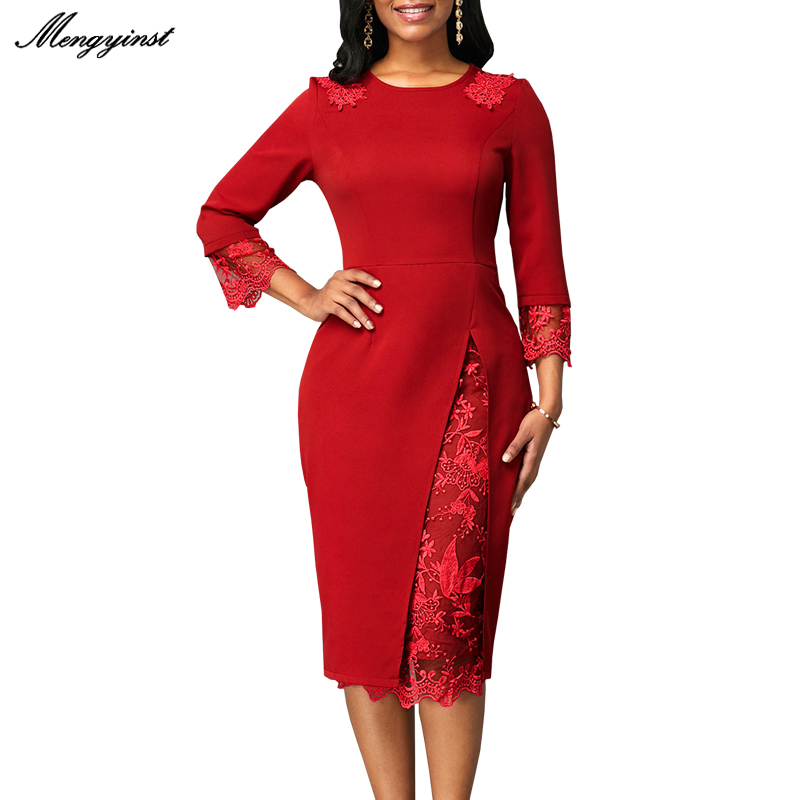 Plus Size 5XL Winter Autumn Dress Women 2020 Casual Patchwork Lace Office Bodycon Dresses Vintage Elegant Sexy Long Party Dress, Blue
Plus Size 5XL Winter Autumn Dress Women 2020 Casual Patchwork Lace Office Bodycon Dresses Vintage Elegant Sexy Long Party Dress, Blue