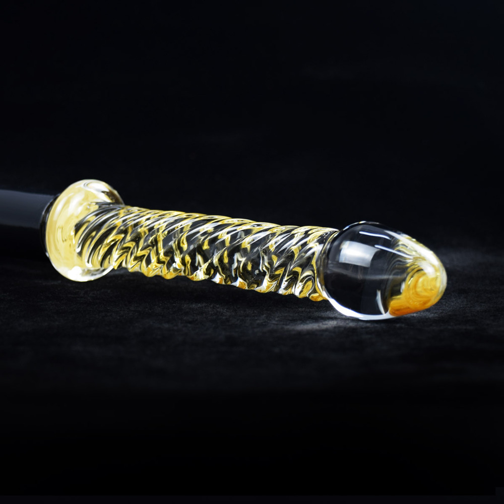 Glass Dildo Crystal Dildo For Sex Machine,Machine Gun Adapter Sex Toy 3XLR Port Glass Material Anal Beads iKenmu Sex Shop Y200422