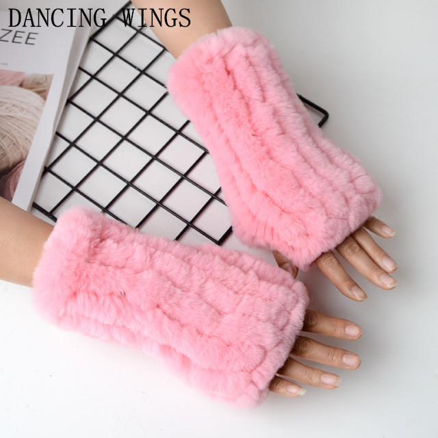 Wholesale Women's 100% Real Genuine Knitted Rex Fur Gloves&Mittens Thick Warm Soft Winter Fingerless Gloves
Wholesale Women's 100% Real Genuine Knitted Rex Fur Gloves&Mittens Thick Warm Soft Winter Fingerless Gloves