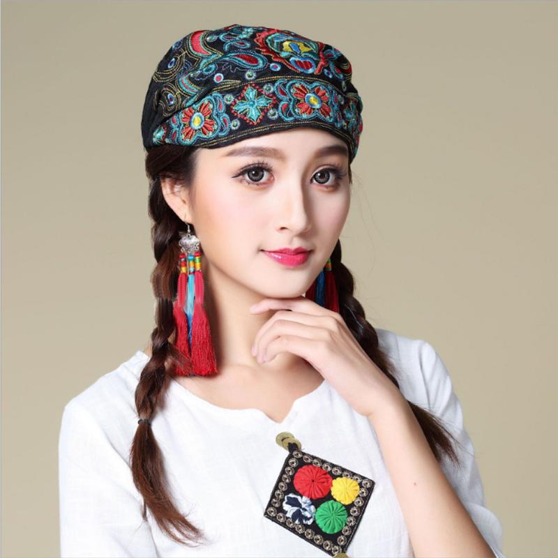 Bandanas Vintage Stretch Cotton Linen Ethnic Style Easy Wear Portable Turban Embroidery Flower Daily Outdoor Women Hat Soft, Black
Bandanas Vintage Stretch Cotton Linen Ethnic Style Easy Wear Portable Turban Embroidery Flower Daily Outdoor Women Hat Soft, Black