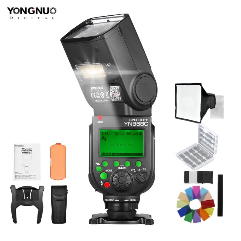 YONGNUO YN968C WirelessL Flash Speedlite for DSLR Cameras 1/8000s HSS Built-in LED Light Compatible with YN622C YN560
YONGNUO YN968C WirelessL Flash Speedlite for DSLR Cameras 1/8000s HSS Built-in LED Light Compatible with YN622C YN560