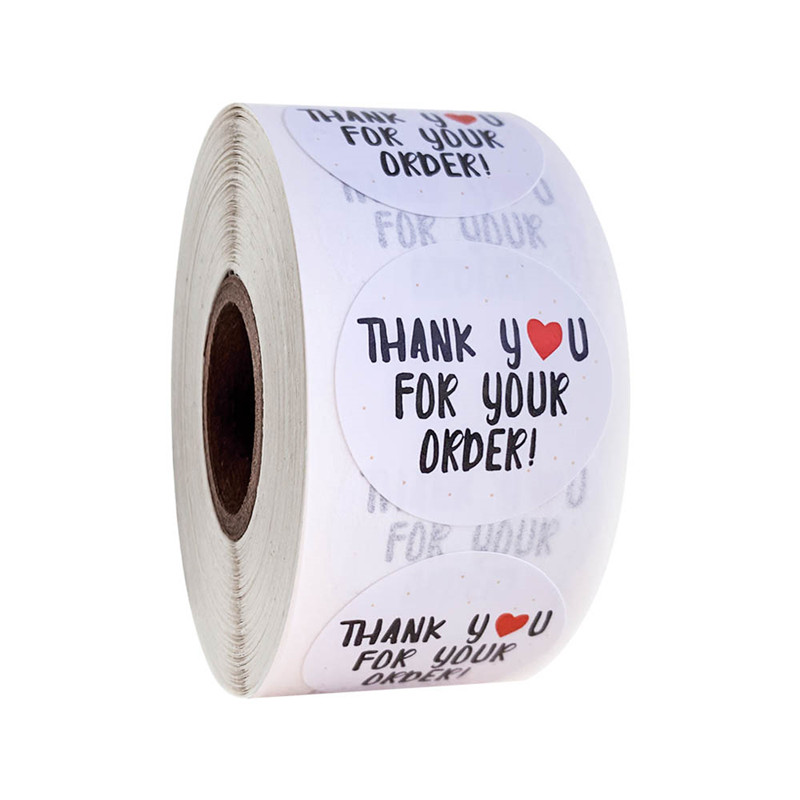 500 Pcs/roll Heart Thanks Handmade Stickers White Sticker Thank You for Your Order Seal Stickers for Shopping Small Shop
500 Pcs/roll Heart Thanks Handmade Stickers White Sticker Thank You for Your Order Seal Stickers for Shopping Small Shop
