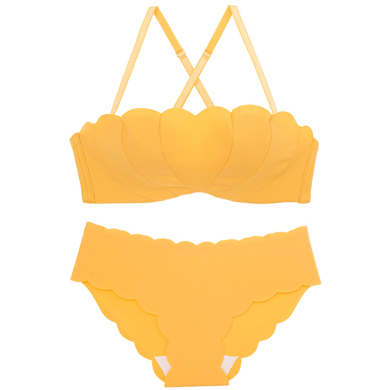 Wasteheart New Women Fashion Yellow Pink Sexy Lingerie Sets Wireless Cotton Panties Padded Push Up Bra Sets Underwear One-Piece, Black
Wasteheart New Women Fashion Yellow Pink Sexy Lingerie Sets Wireless Cotton Panties Padded Push Up Bra Sets Underwear One-Piece, Black
