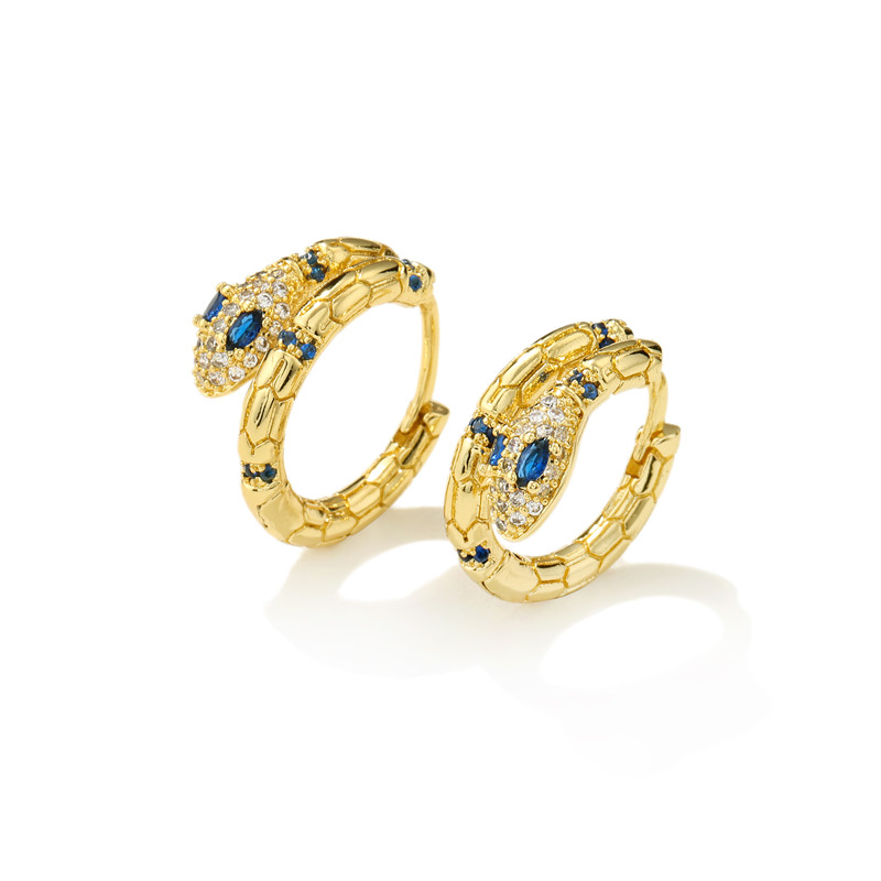 Hoop & Huggie 2021 Fashion Blue Cubic Zirconia Snake Earring Jewelry For Women Girl Female Party Gift
Hoop & Huggie 2021 Fashion Blue Cubic Zirconia Snake Earring Jewelry For Women Girl Female Party Gift