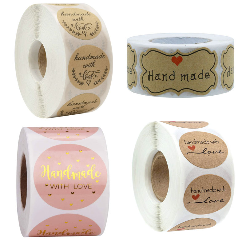 6 Styles New Kraft Handmade With Love Heart Label DIY Gift Adhesive Stickers For Wedding Party Baking Decoration
6 Styles New Kraft Handmade With Love Heart Label DIY Gift Adhesive Stickers For Wedding Party Baking Decoration