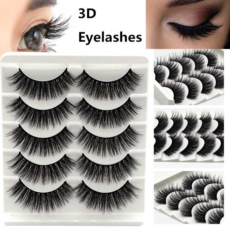New 5 Pairs Multi-layer three-dimensional false eyelashes 3D Soft Comfortable Mink Hair False Eyelashes Curl Handmade Eye Lashes
New 5 Pairs Multi-layer three-dimensional false eyelashes 3D Soft Comfortable Mink Hair False Eyelashes Curl Handmade Eye Lashes