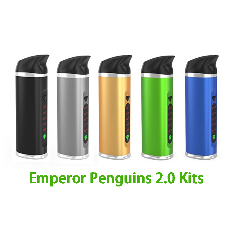HOT Authentic Emperor Penguins 2.0 Version Vaporizer Dry Herb Dab Pen 2200mAh Temperature Control dry herb herbal vape g starter kits DHL, Multi
HOT Authentic Emperor Penguins 2.0 Version Vaporizer Dry Herb Dab Pen 2200mAh Temperature Control dry herb herbal vape g starter kits DHL, Multi