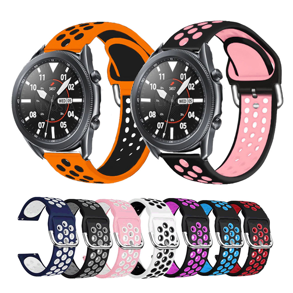 22mm/20mm Silicone Strap Bracelet for Samsung Galaxy Watch 3 41/45mm Sport Rubber Band
22mm/20mm Silicone Strap Bracelet for Samsung Galaxy Watch 3 41/45mm Sport Rubber Band