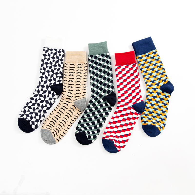 Jhouson 1 Pair Colorful Funny Colorful Men's Combed Cotton Crew Socks Moustache Geometric Pattern Novelty Socks For Wedding Gift, Hz-5
Jhouson 1 Pair Colorful Funny Colorful Men's Combed Cotton Crew Socks Moustache Geometric Pattern Novelty Socks For Wedding Gift, Hz-5