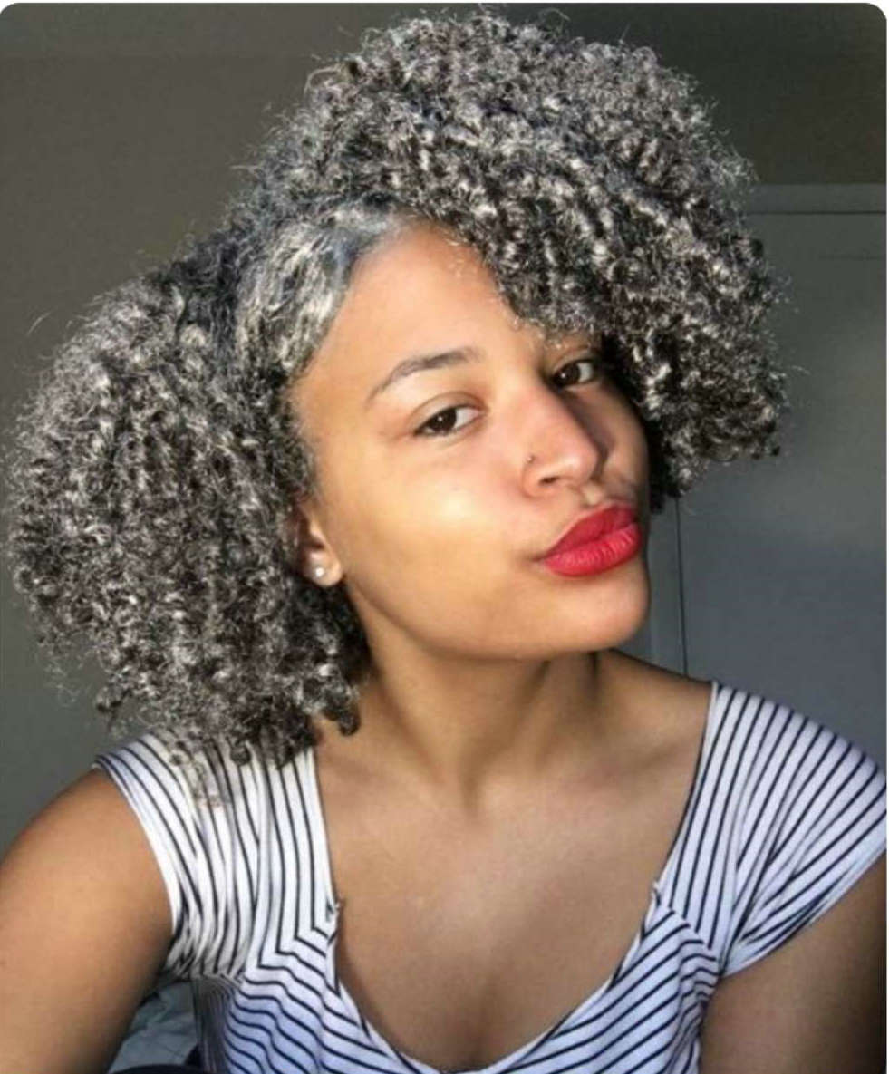 Shake and go grey human hair ponytail hairpiece gray kinky curly short high puff bun chigon grey pony tail hair piece 100g 120g