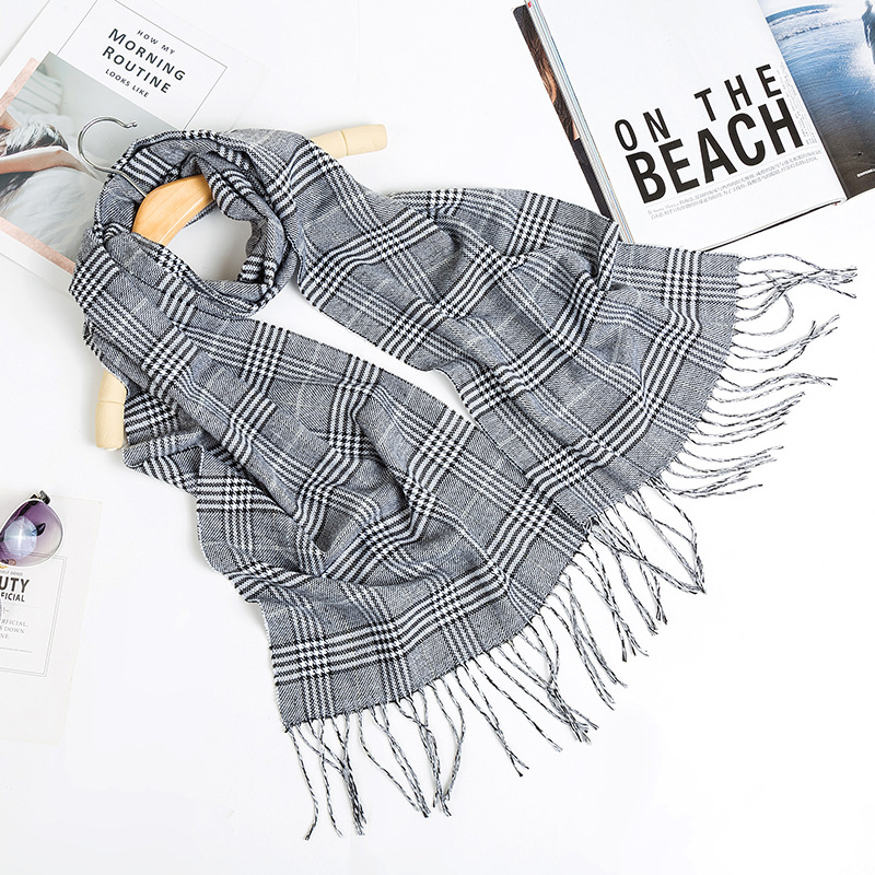 2020 Plaid Winter Scarf Men Fashion Casual Scarfs warm Cashmere male scarves long tassels shawls and wraps Bufandas Hombre
2020 Plaid Winter Scarf Men Fashion Casual Scarfs warm Cashmere male scarves long tassels shawls and wraps Bufandas Hombre