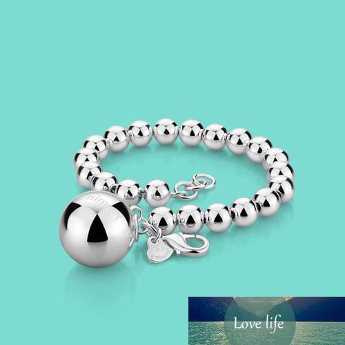 Woman 925 Sterling Silver Bracelet Ethnic The Ball Pendant Beaded Bracelet Lady Charm Silver Jewelry 20cm Chain Solid Silver Y19051101, Black
Woman 925 Sterling Silver Bracelet Ethnic The Ball Pendant Beaded Bracelet Lady Charm Silver Jewelry 20cm Chain Solid Silver Y19051101, Black