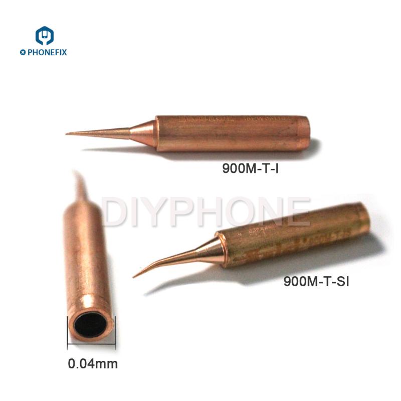 PHONEFIX Pure Copper 900M-T Soldering Iron Tip Lead-free Soldering Tools For Hakko 936 Series Rework Station
PHONEFIX Pure Copper 900M-T Soldering Iron Tip Lead-free Soldering Tools For Hakko 936 Series Rework Station