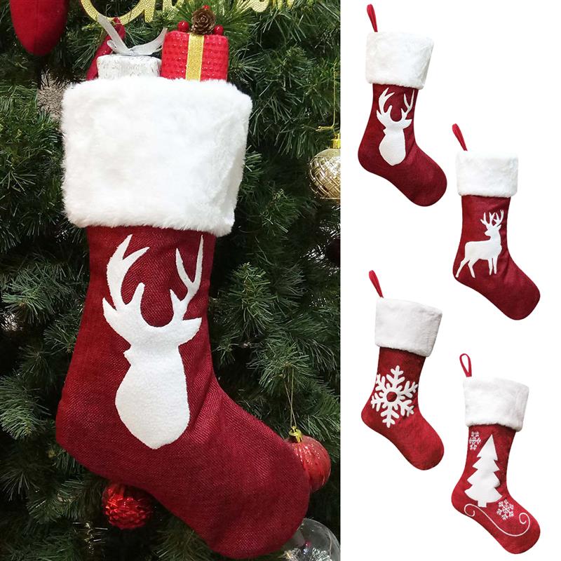 1PCS Christmas Stockings Lovely Elk Snowflake Tree Gift Stockings Xmas Tree Hanging Ornament Candy Gift Packing Bag Pouch
1PCS Christmas Stockings Lovely Elk Snowflake Tree Gift Stockings Xmas Tree Hanging Ornament Candy Gift Packing Bag Pouch