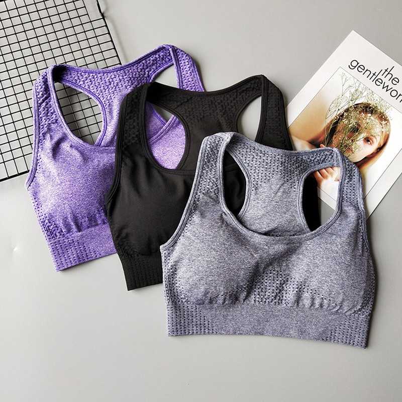 Seamless Fitness Yoga Sports Bra Quick-drying Padded Push-up Strappy Sports Bra Running Bars Women Gym Crop Top Yoga, Blue
Seamless Fitness Yoga Sports Bra Quick-drying Padded Push-up Strappy Sports Bra Running Bars Women Gym Crop Top Yoga, Blue