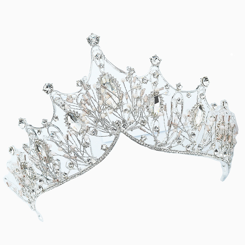European and American princess handmade crown bride bridal wedding hair accessories wedding evening dress
European and American princess handmade crown bride bridal wedding hair accessories wedding evening dress