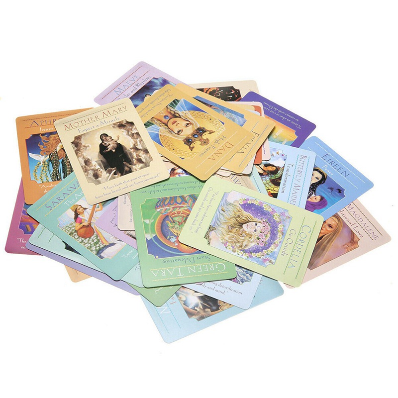 Goddess English Oracle Cards Deck Play Games Tarot Cards Guidance Divination Fate Board Game Playing Card Games For Women