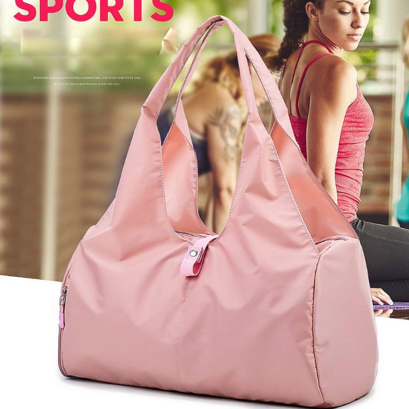 Waterproof Fitness Bag Large Capacity Fashion Multi-Pocket Yoga Shoe Position One-Shoulder Shopping Bag Multifunction Handbag, Pink
Waterproof Fitness Bag Large Capacity Fashion Multi-Pocket Yoga Shoe Position One-Shoulder Shopping Bag Multifunction Handbag, Pink