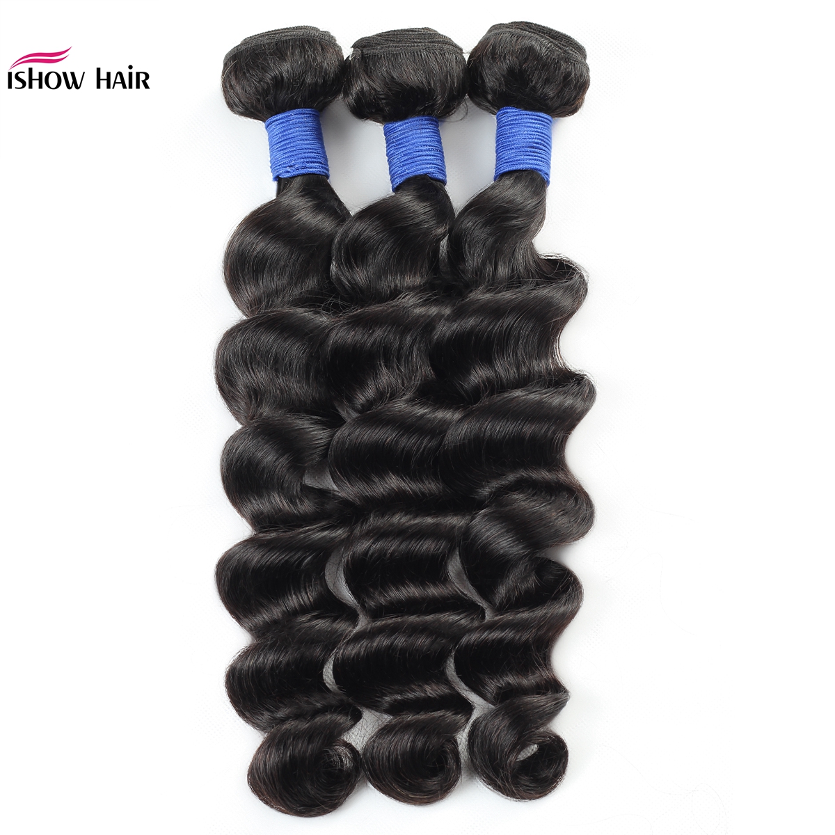 Ishow 8-38inch Human Hair Weave Bundles 10A Mink Brazillian Straight Body Loose Deep Wave Kinky Curly Brazilian Peruvian