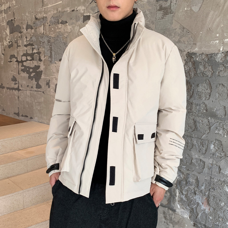 Men Cotton Coat High Stand Collar Windproof Zipper Casual Fashion Hit Color Printing Man Cotton Coat, Beige
Men Cotton Coat High Stand Collar Windproof Zipper Casual Fashion Hit Color Printing Man Cotton Coat, Beige