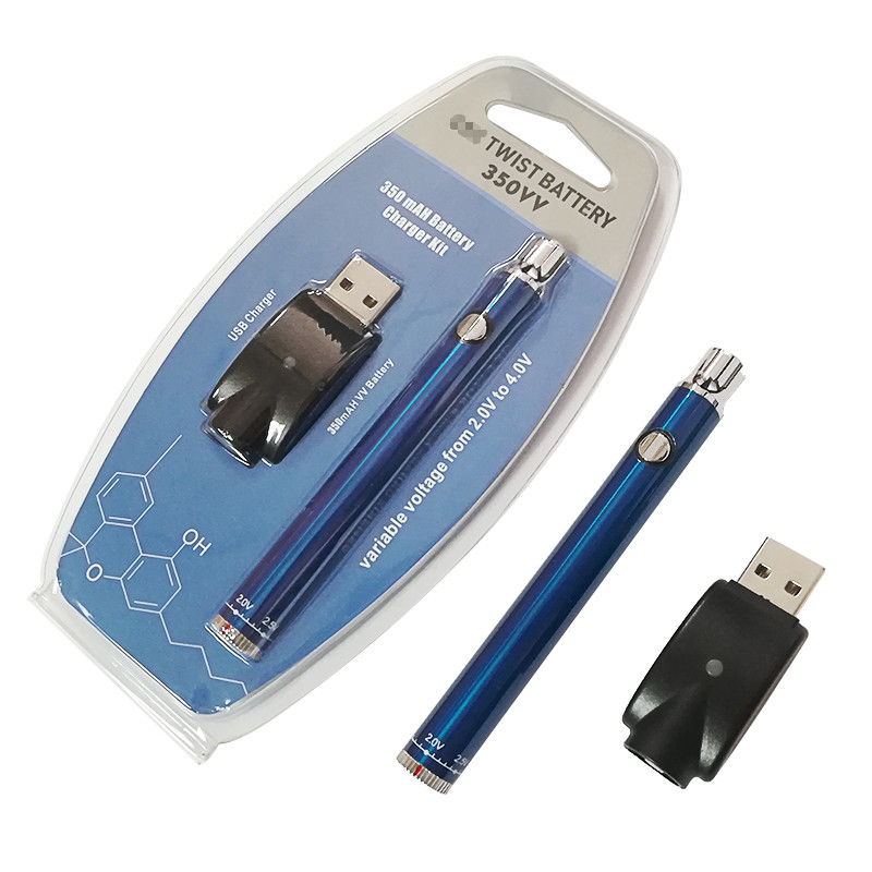Vape Oil Cartridge Evod Twist Push Button Preheat Variable Voltage Rechargeable 510 Vaporizer eCig battery with USB Charger blister pack
Vape Oil Cartridge Evod Twist Push Button Preheat Variable Voltage Rechargeable 510 Vaporizer eCig battery with USB Charger blister pack