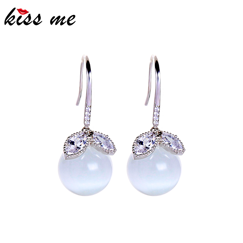 kissme Delicate Opal Glass Fishtail Leaf Drop Earrings For Women Two-color Brass Earrings 2020 New Fashion Jewelry Accessories
kissme Delicate Opal Glass Fishtail Leaf Drop Earrings For Women Two-color Brass Earrings 2020 New Fashion Jewelry Accessories