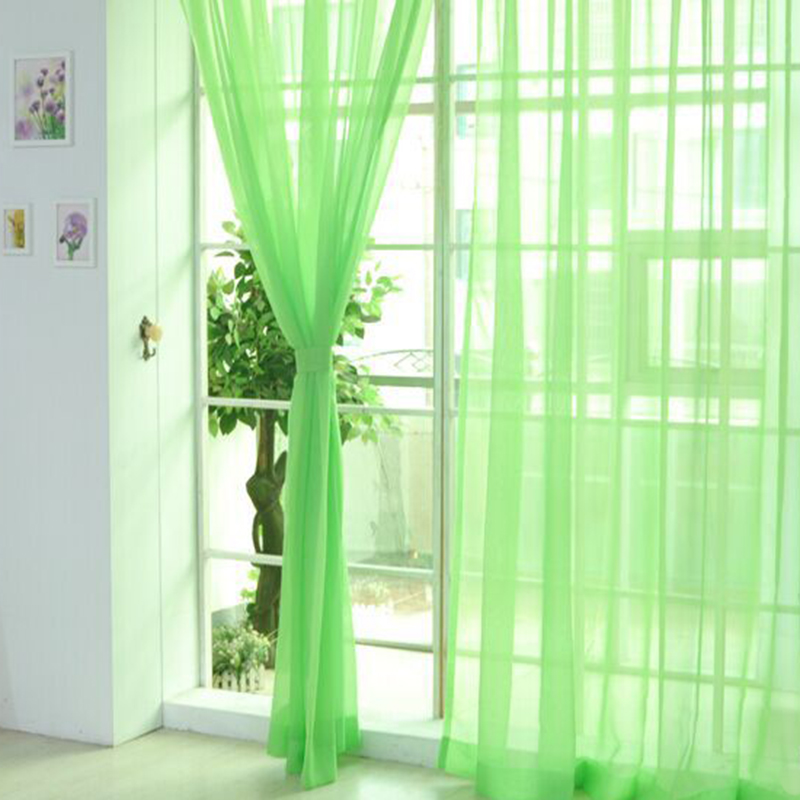 Junejour 1PC Solid Door Curtains Drape Panel Sheer Tulle Curtains For Living Room Bedroom White Window Screen
Junejour 1PC Solid Door Curtains Drape Panel Sheer Tulle Curtains For Living Room Bedroom White Window Screen