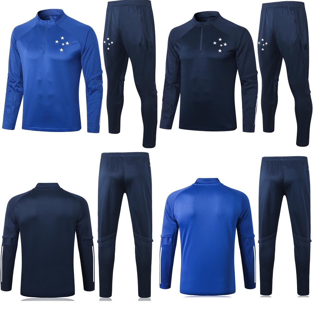 New 2020 2021 adult kit Long sleeves Cruzeiro jacket uniforms tracksuits soccer jersey 20 21 train football coat training shirt suit kit, As shown in illustration
New 2020 2021 adult kit Long sleeves Cruzeiro jacket uniforms tracksuits soccer jersey 20 21 train football coat training shirt suit kit, As shown in illustration