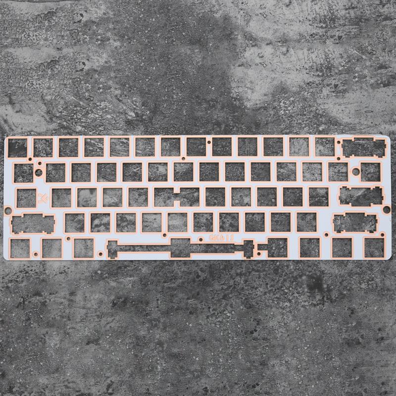 60% Aluminum Mechanical Keyboard glass fiber Plate support gk61 gk61s gh60 only support plate mounted stabilizer
60% Aluminum Mechanical Keyboard glass fiber Plate support gk61 gk61s gh60 only support plate mounted stabilizer
