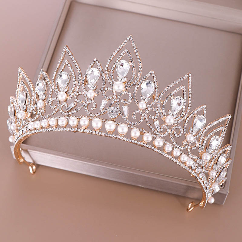 FORSEVEN Gold/Silver Color Women Bride Noiva Wedding Hair Jewelry Accessories Princess Birthday Crystal Pearls Tiara and Crowns
FORSEVEN Gold/Silver Color Women Bride Noiva Wedding Hair Jewelry Accessories Princess Birthday Crystal Pearls Tiara and Crowns
