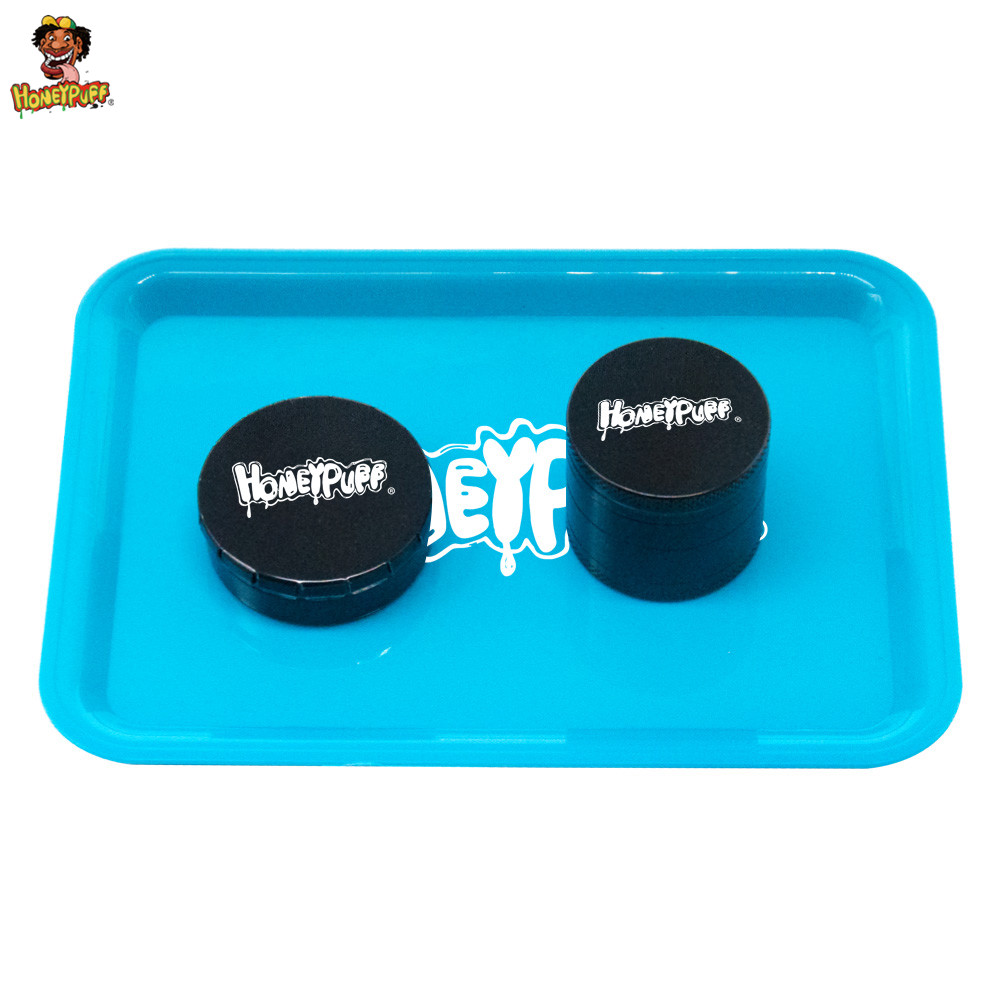 HONEYPUFF Tobacco Smoking Kit Combo Plastic Rolling Tray + Metal Smoking Herb Grinder For Tobacco + Metal Storage Container Jar Accessories
HONEYPUFF Tobacco Smoking Kit Combo Plastic Rolling Tray + Metal Smoking Herb Grinder For Tobacco + Metal Storage Container Jar Accessories