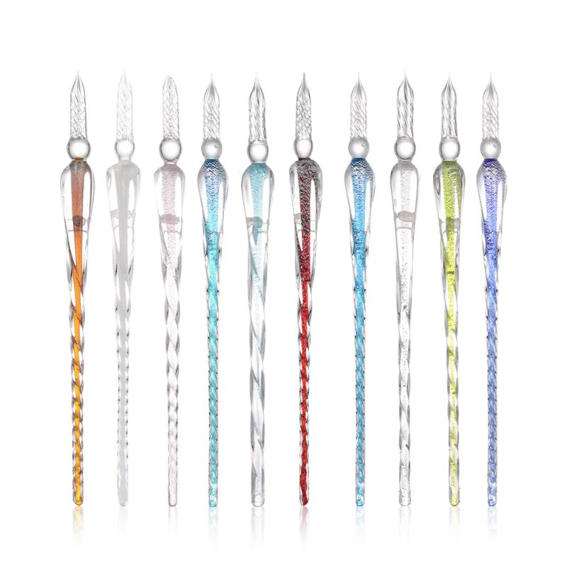 1 Pc 0.7mm Glass Drip Fountain Pen Vintage Glass Dip Dipping Pen Signature Filling Ink Fountain Pens Writing Tools, As pic
1 Pc 0.7mm Glass Drip Fountain Pen Vintage Glass Dip Dipping Pen Signature Filling Ink Fountain Pens Writing Tools, As pic