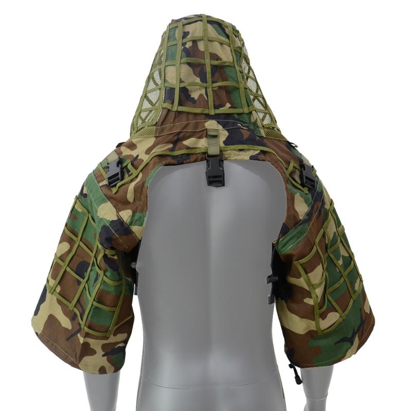 Sniper Ghillie Suit Foundation Lightweight Ghillie Hood Camouflage Sniper Jacket 220 New, Black
Sniper Ghillie Suit Foundation Lightweight Ghillie Hood Camouflage Sniper Jacket 220 New, Black