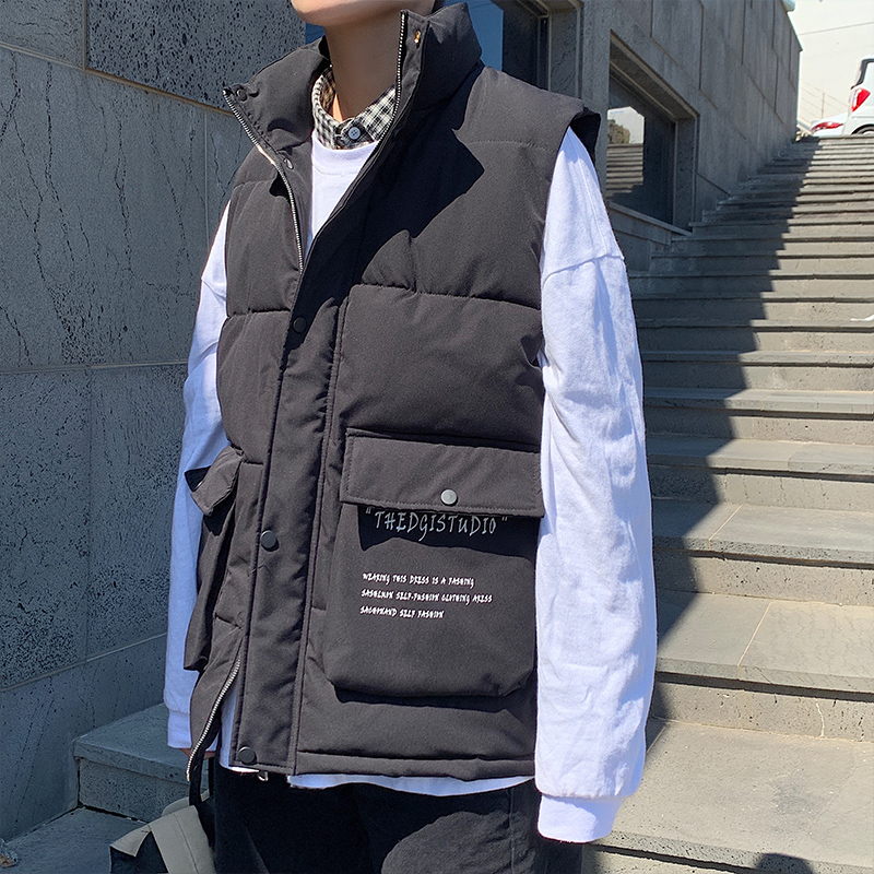 2020 New Mens Winter Vests Slim Coat Sleeveless Jackets Male Casual Winter Waistcoat Men Casual Thicken Coat LBZ181, Black
2020 New Mens Winter Vests Slim Coat Sleeveless Jackets Male Casual Winter Waistcoat Men Casual Thicken Coat LBZ181, Black