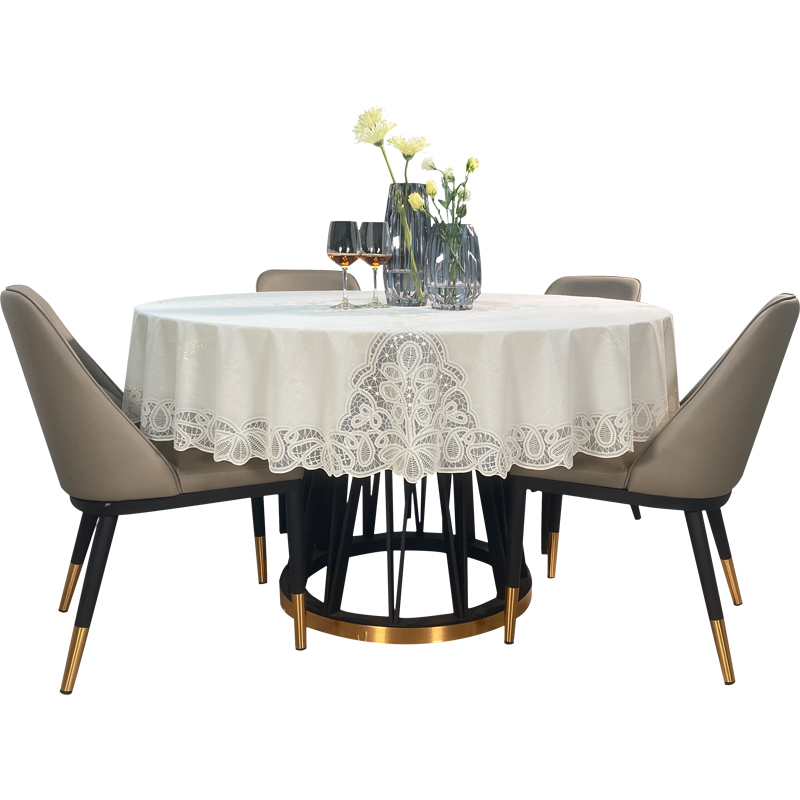 Japan Style Table Cover Waterproof Round PVC Lace White Tablecloth Large Round Luxury Floral Toalha De Mesa Home Textile EB50ZB, Style 1
Japan Style Table Cover Waterproof Round PVC Lace White Tablecloth Large Round Luxury Floral Toalha De Mesa Home Textile EB50ZB, Style 1