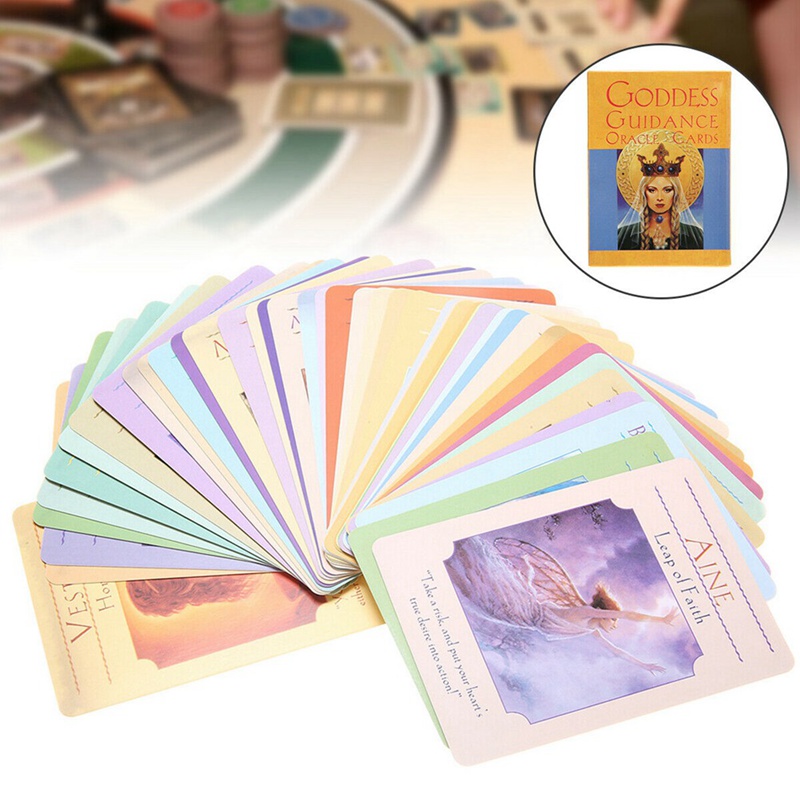 Goddess English Oracle Cards Deck Play Games Tarot Cards Guidance Divination Fate Board Game Playing Card Games For Women