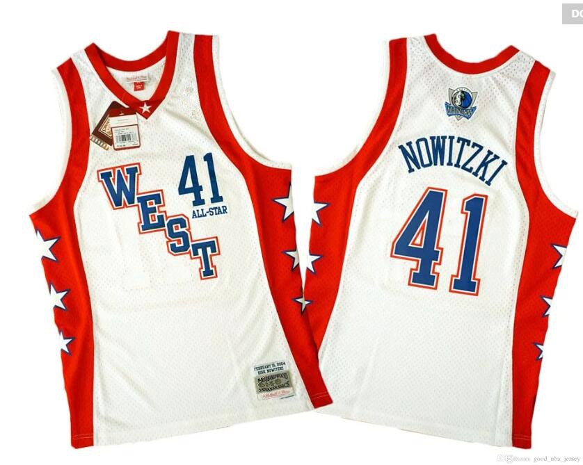 Men Dirk Nowitzki Mitchell & Ness Red Hardwoods Classics 2004 All-Star Authentic Jersey, Black
Men Dirk Nowitzki Mitchell & Ness Red Hardwoods Classics 2004 All-Star Authentic Jersey, Black