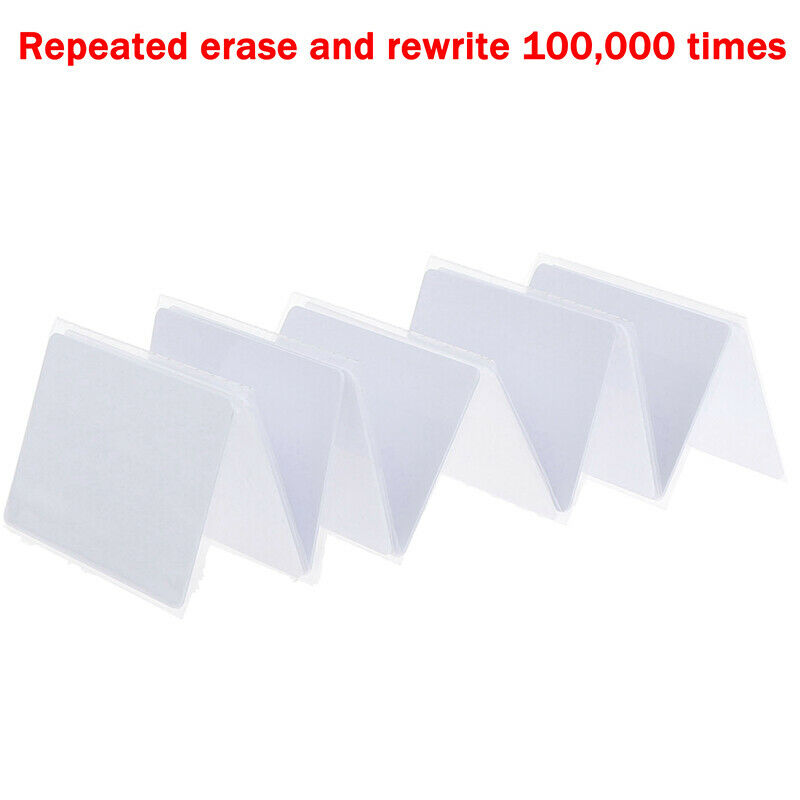 50pcs 125khz RFID EM4305 T5577 Replicable Writable Duplicator Copy Tag Rewritable Duplicate Card
50pcs 125khz RFID EM4305 T5577 Replicable Writable Duplicator Copy Tag Rewritable Duplicate Card