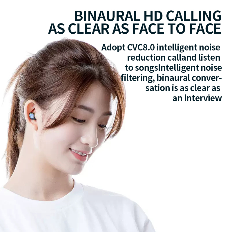 Fashion Bluetooth Mini Double ear Earbuds Earphone TWS Twins Wireless Headsets pods with mic for IPhone 13 Pro max 8 7 Plus Androi